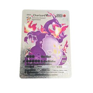 Charizard VMAX Silver Card New